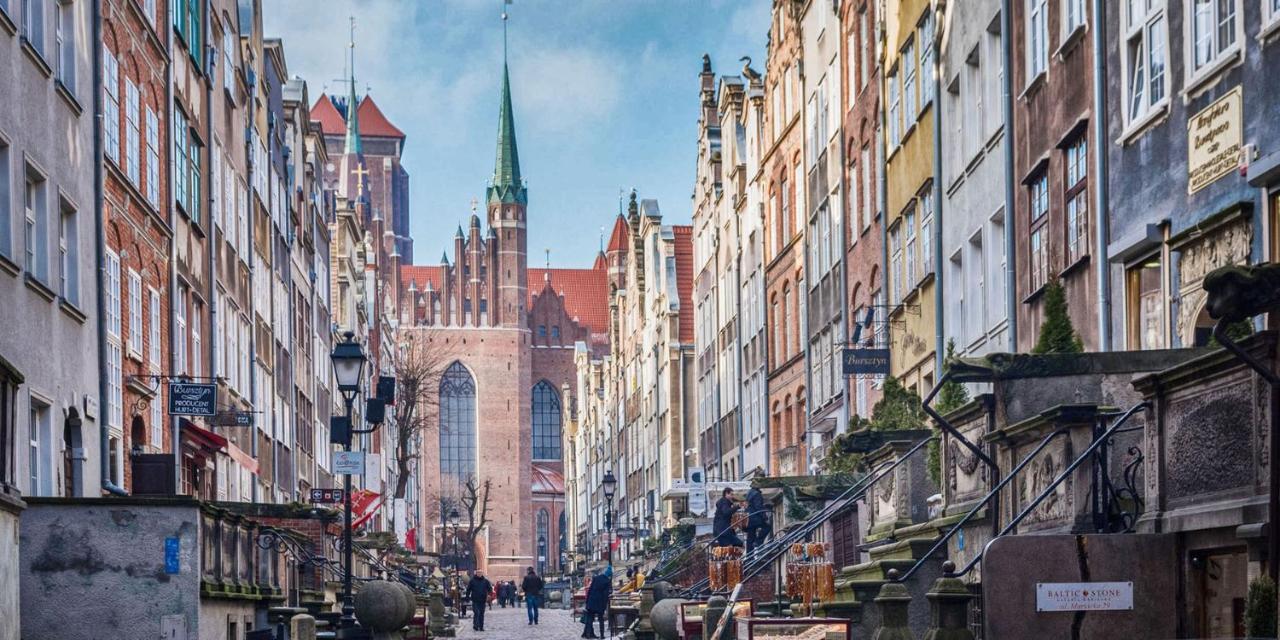 Apartament Gdansk Przy Sercu Starowki Calkowicie Nowy 2021, Beautiful Apartment In The Old Town Bulit 2021 Exteriör bild